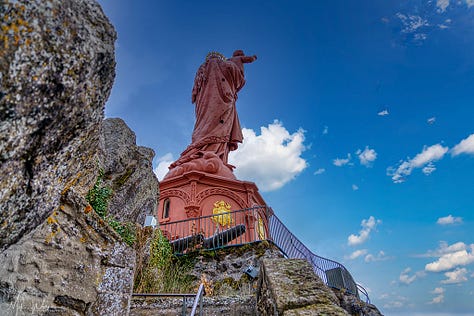 The Notre-Dame-de-France statue of the Virgin Mary