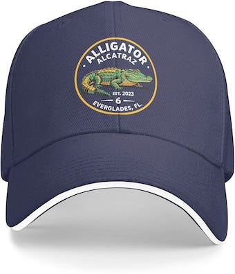 Alligator Alcatraz baseball cap Alligator Alcatraz baseball cap