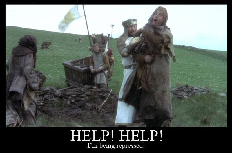 Help! I'm being repressed! | Monty python, Movies, Geek stuff