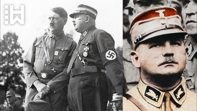 Massacre of Nazi leader of the SA & Hitler's close friend Ernst Röhm & his  SA staffers