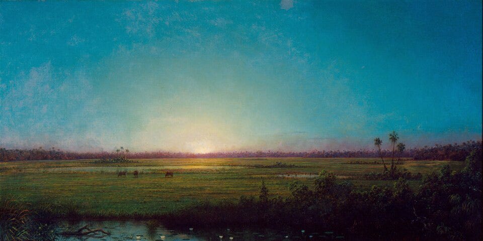 Twilight by Martin Johnson Heade, c. 1886, High Museum of Art