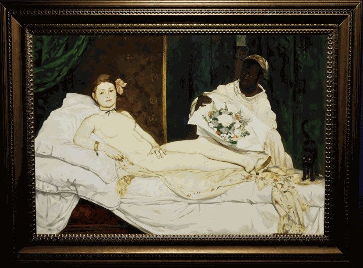 Olympia, 1863 Painting by Édouard Manet Olympia, 1863 Painting by Édouard Manet