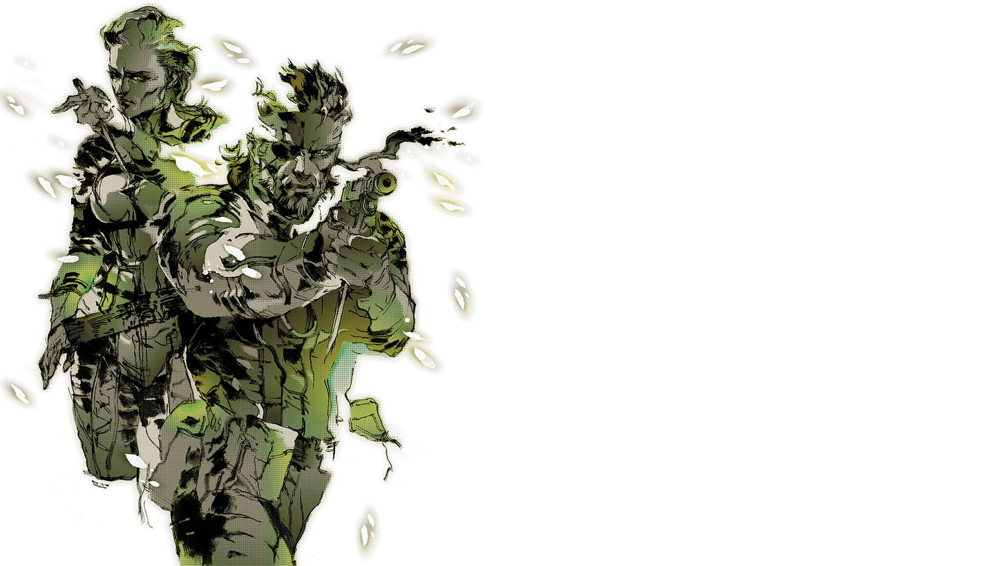 Metal Gear Solid 3: Snake Eater HD Wallpaper – Iconic Video Game Art by Yoji Shinkawa Metal Gear Solid 3: Snake Eater HD Wallpaper – Iconic Video Game Art by Yoji Shinkawa