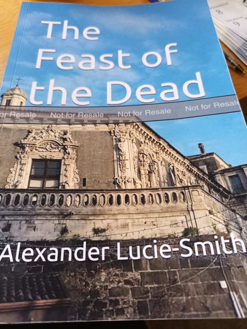 May be an image of text that says "The Feast of the Dead for Resale Not Resale Not for Resale Not for Resale Alexander Lucie Lucie-Smith"