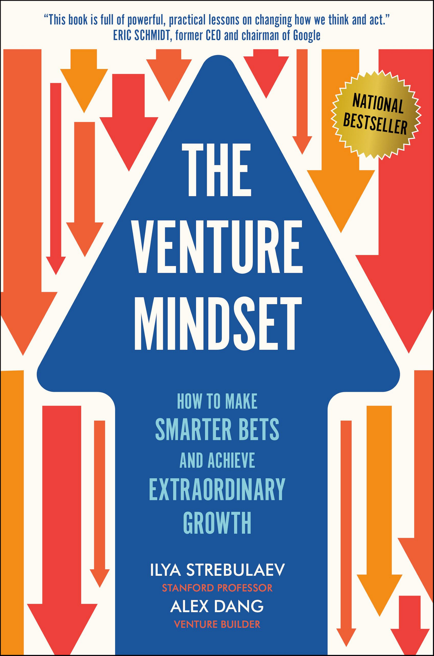 Book cover of The Venture Mindset by Ilya Strebulaev and Alex Dang, explaining VC decision-making and risk mindset Book cover of The Venture Mindset by Ilya Strebulaev and Alex Dang, explaining VC decision-making and risk mindset