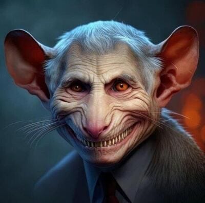 Fauci Rat Blank Meme Template