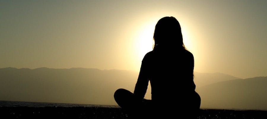 Sunrise meditation