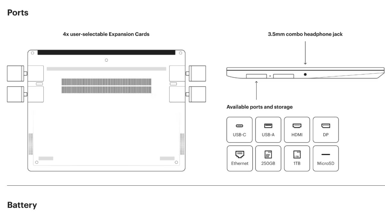 Framework Chromebook expansion