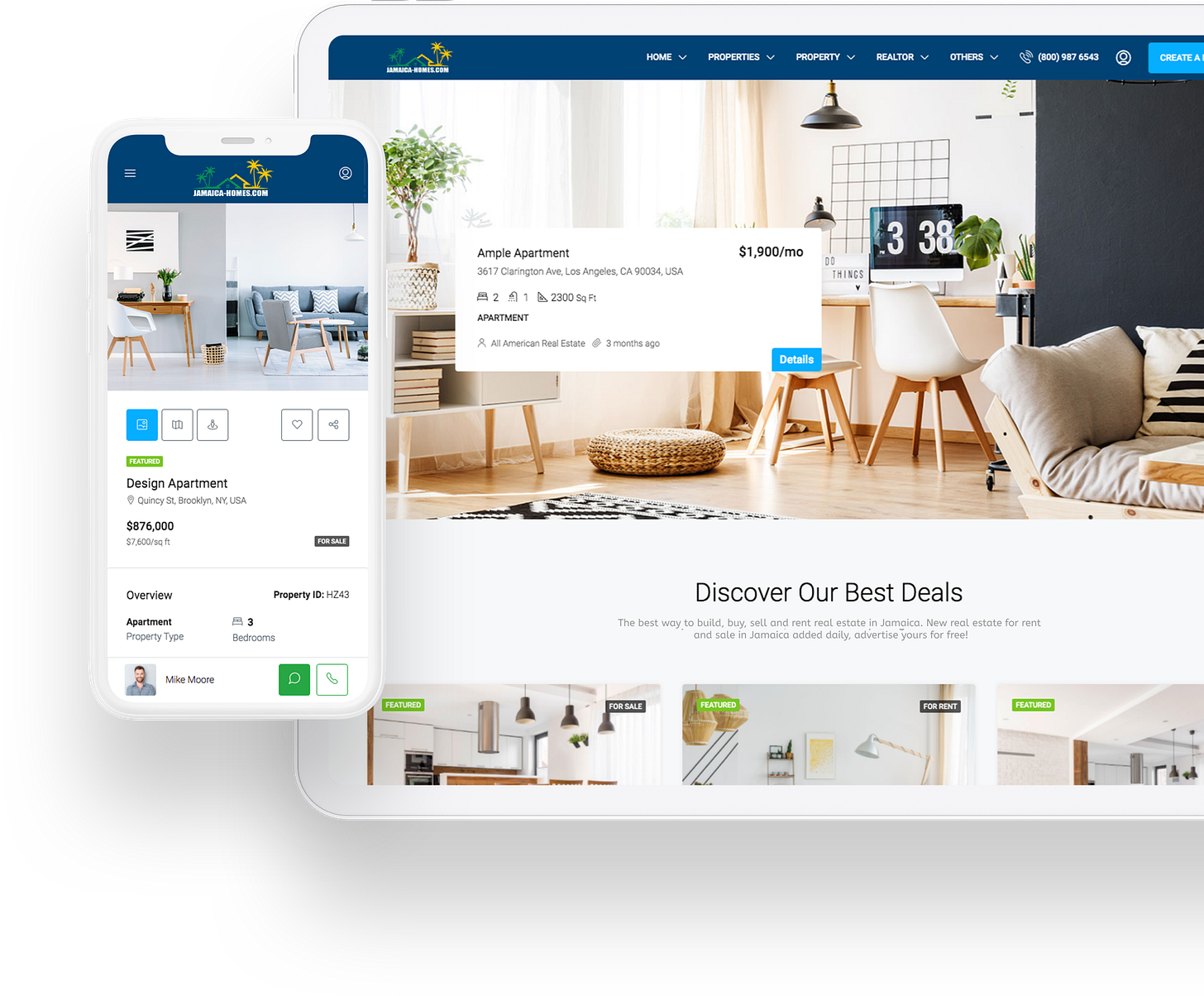 Jamaica Homes Customer Relationship Management (CRM) Leads Management