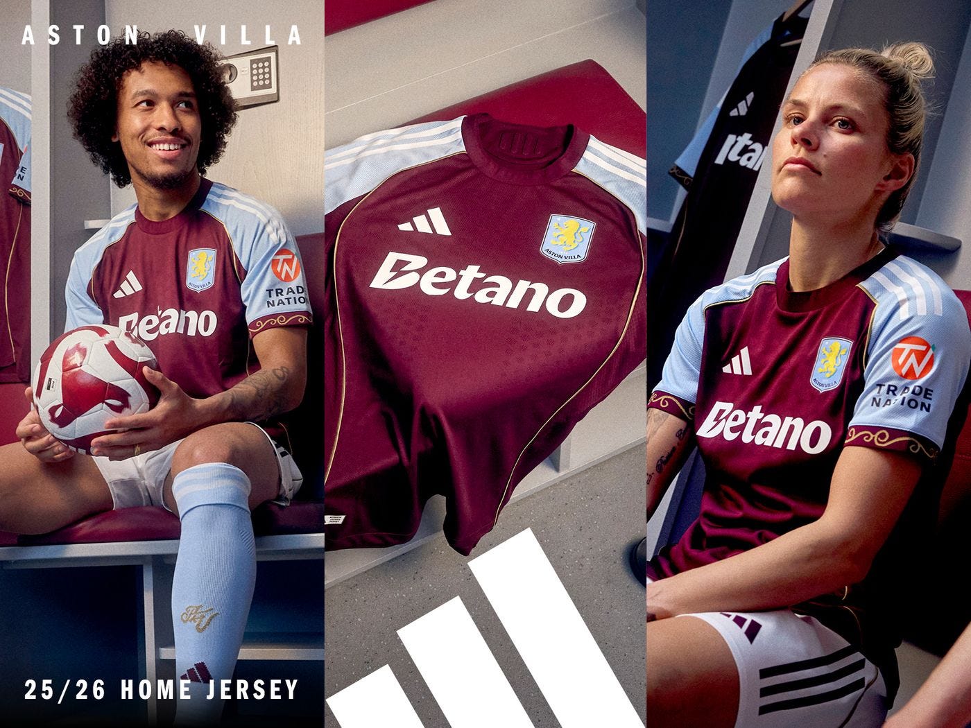 Aston Villa Home Kit 2025/26 Aston Villa Home Kit 2025/26
