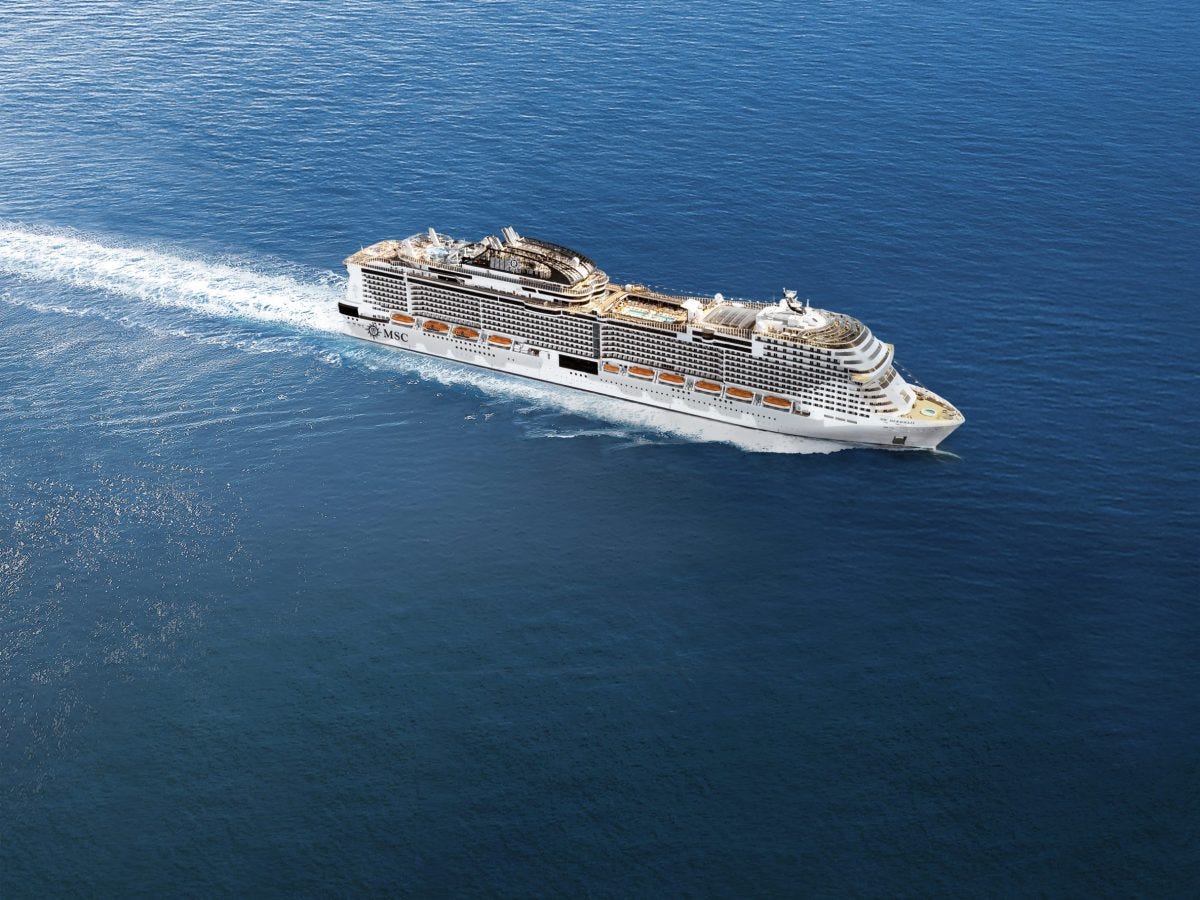 Largest cruise ship of the season sails into Newport as MSC Cruises launches Canada & New England itineraries