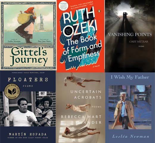 Book covers by Massachusetts Book Honor winners