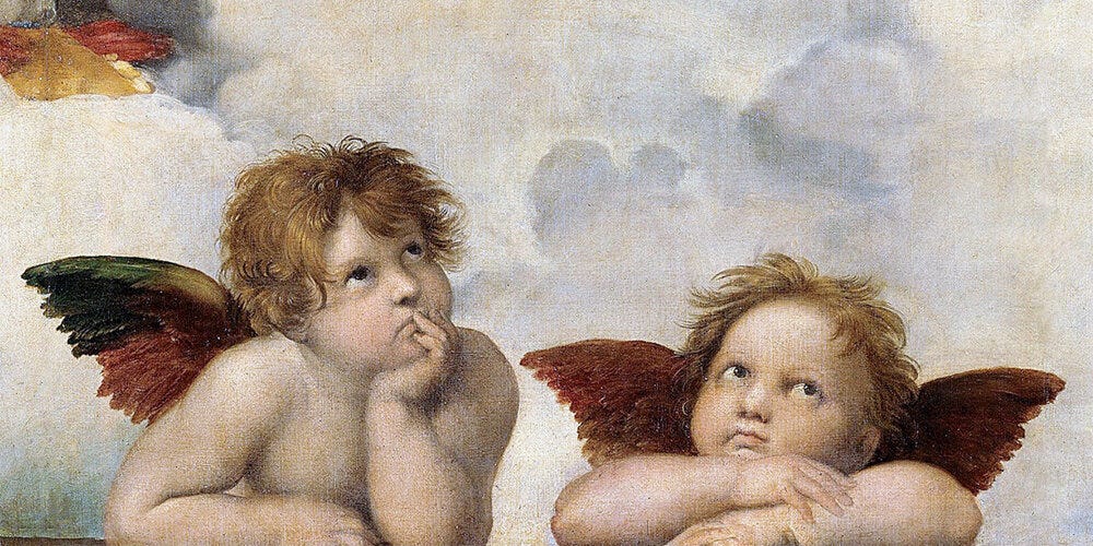 The Two Cherubs — On Verticality The Two Cherubs — On Verticality