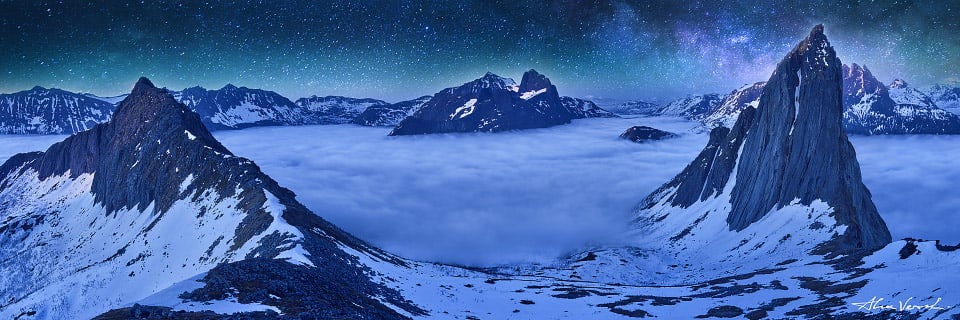 Citadel, Senja, Norway Landscape Image