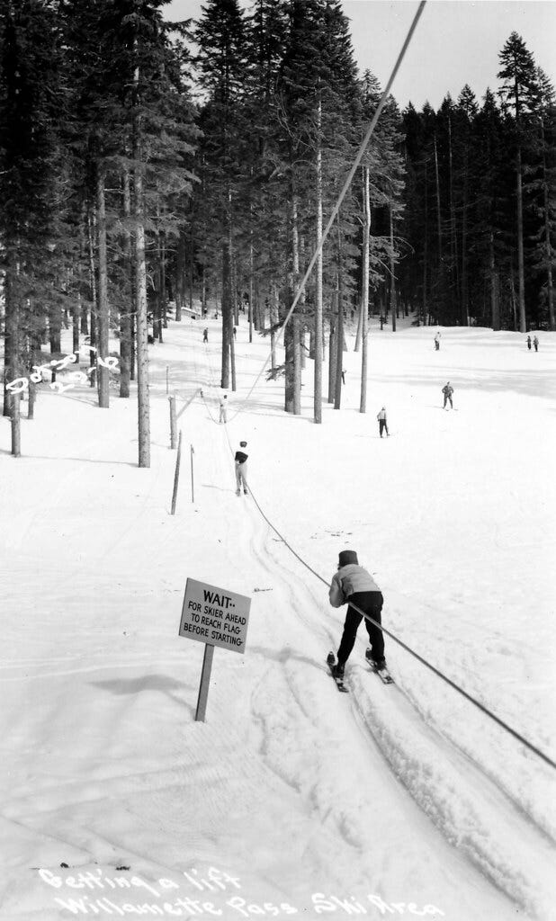 29-6 Getting a Lift, Willamette Pass Ski Area, OR
