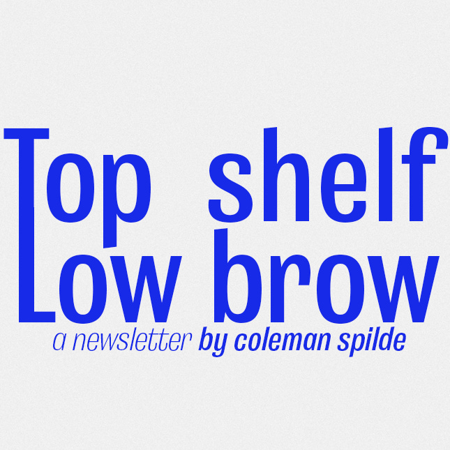 Top Shelf, Low Brow