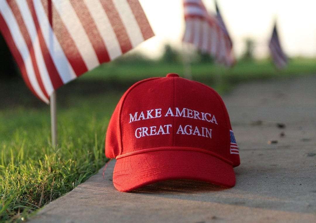 red and white us a cap red and white us a cap