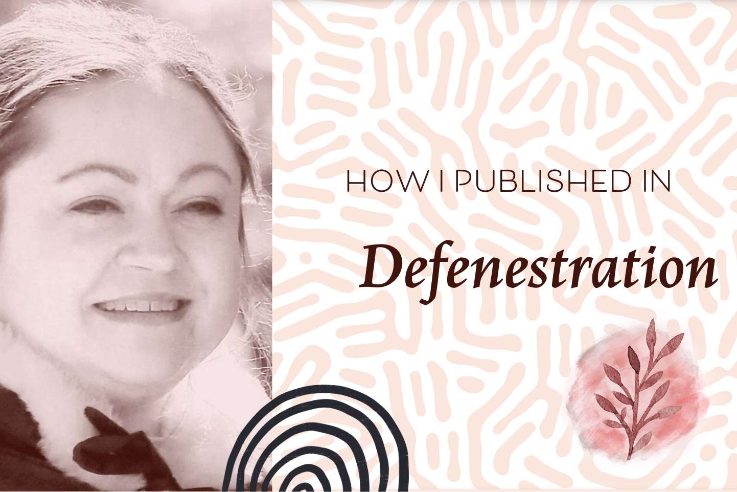 Agata Antonow has light brown hair pulled back and is looking in the distance wearing an outdoor blue jacket with a white trim in this close up photograph.