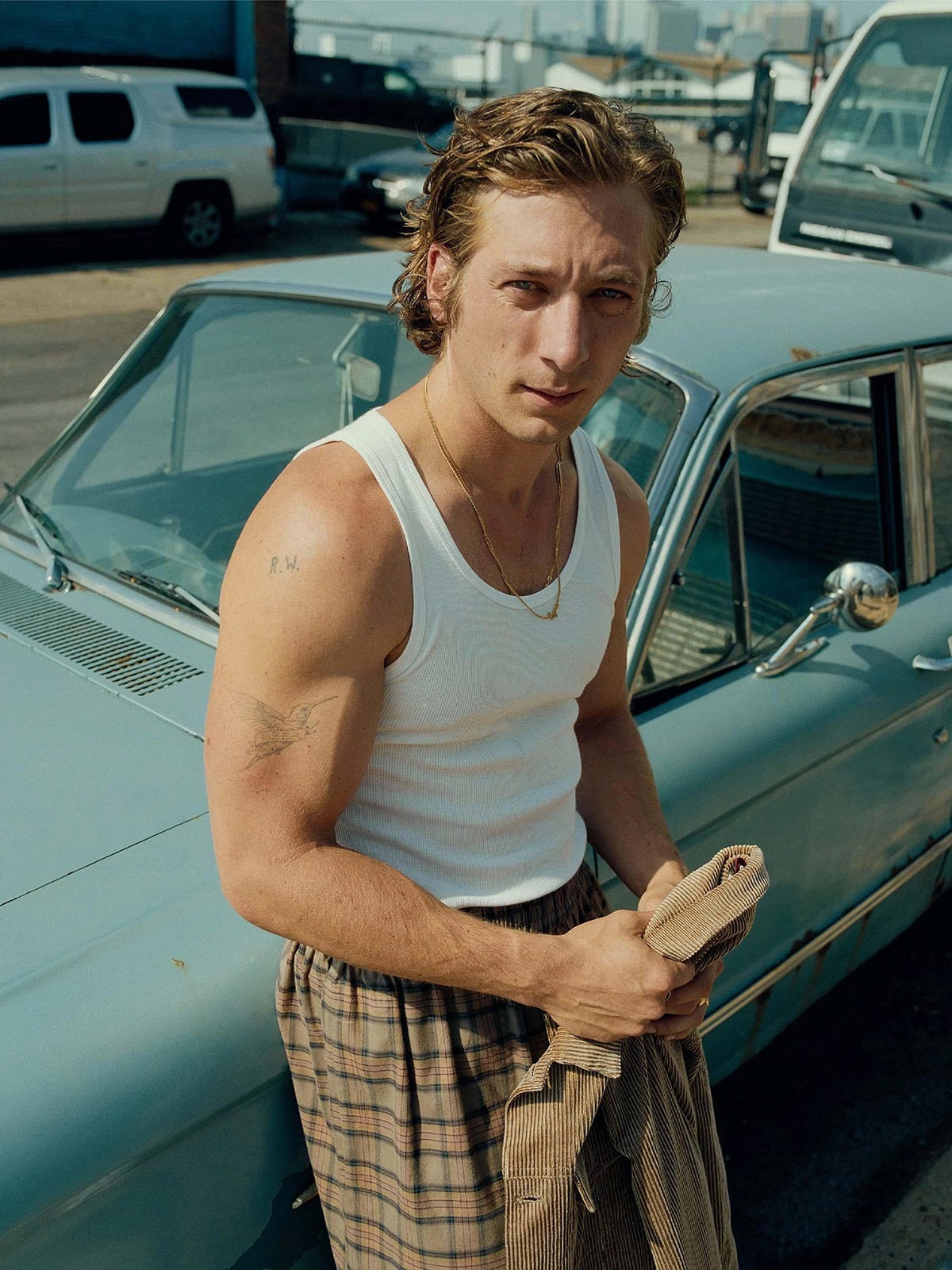 Jeremy Allen White covers The Sunday Times Style September 25th, 2022 by  Christopher Anderson - fashionotography