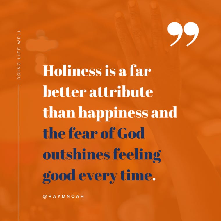 Make “The Fear of the Lord” The Center and the Circumference of Your Life