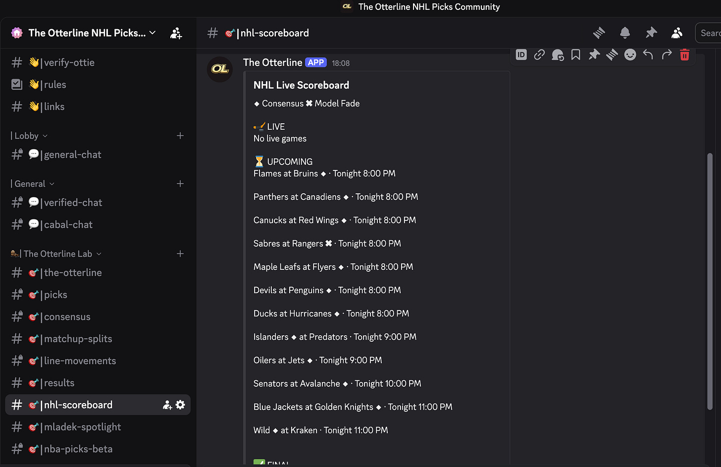 Otterline Discord is live