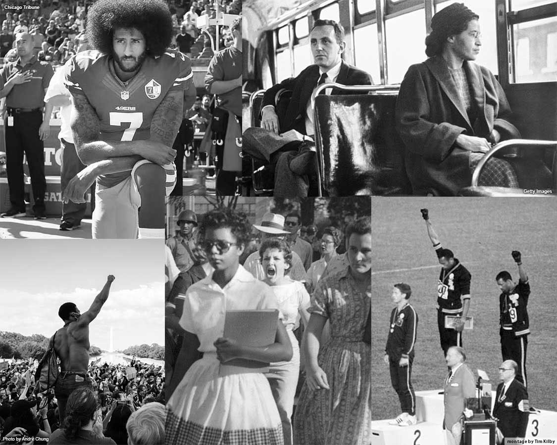 montage of inspirational Black leaders