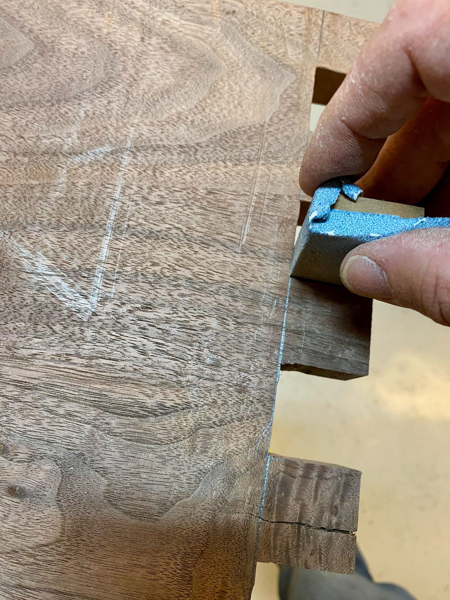 Sanding and Rasping