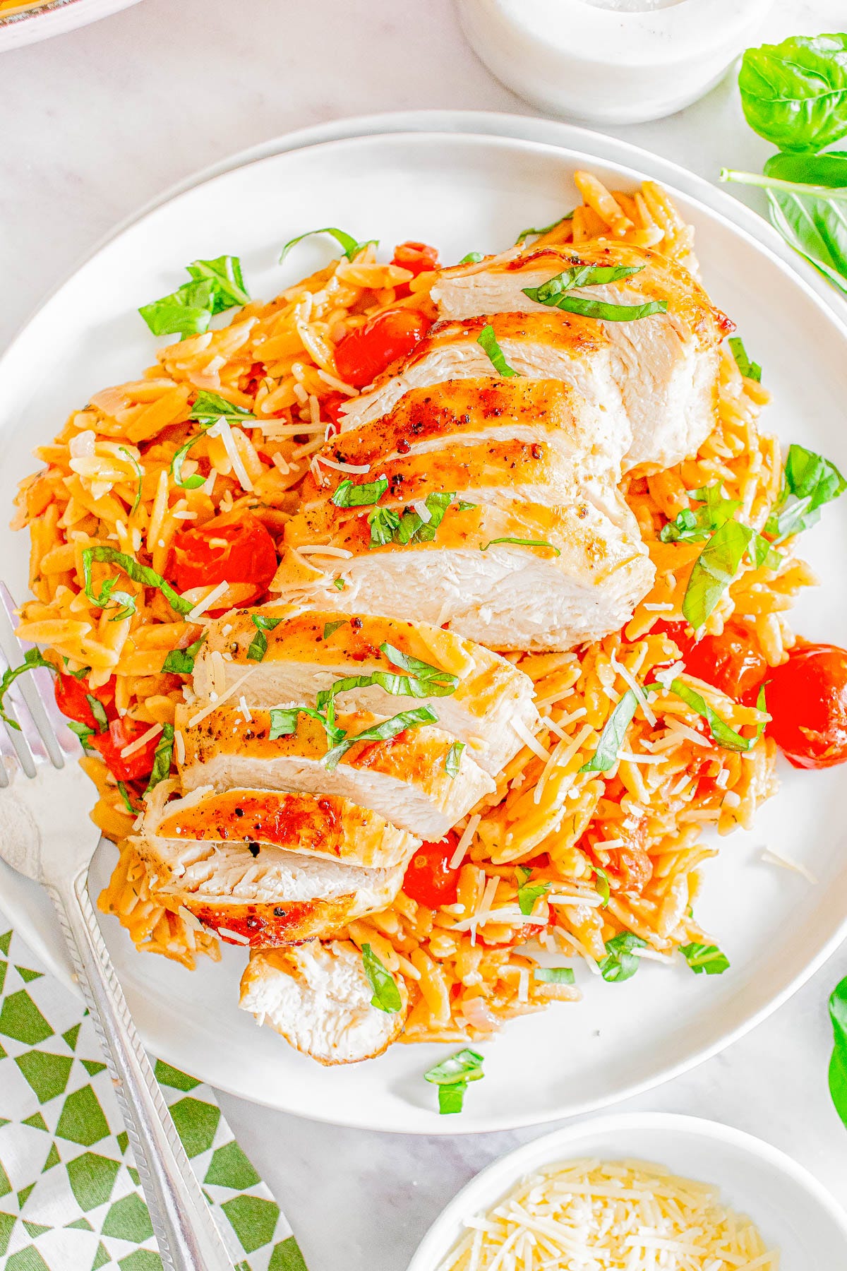 One-Pot Italian Chicken and Orzo