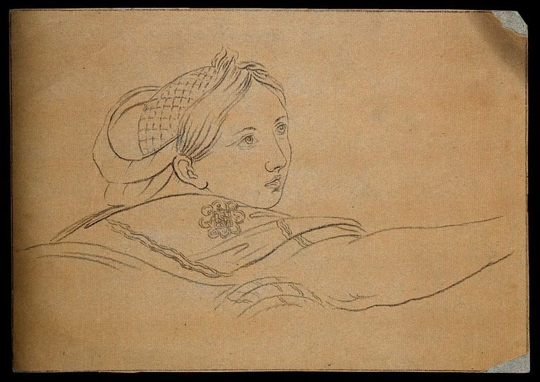 A woman expressing attention, desire and hope. Drawing, c. 1788, after Raphael. Wellcome Collection. Source: Wellcome Collection. For the Medical News Insider article Living well with breast cancer, and the latest breakthroughs A woman expressing attention, desire and hope. Drawing, c. 1788, after Raphael. Wellcome Collection. Source: Wellcome Collection. For the Medical News Insider article Living well with breast cancer, and the latest breakthroughs