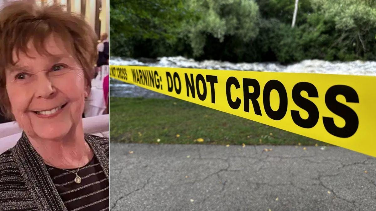 Composite photo of Nancy Guthrie and crime scene. Composite photo of Nancy Guthrie and crime scene.