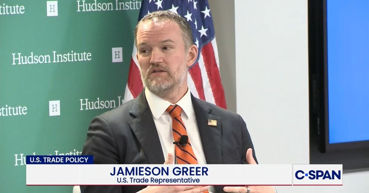 U.S. Trade Rep. Greer Says Economic Relationship With China Is "Stable" U.S. Trade Rep. Greer Says Economic Relationship With China Is "Stable"