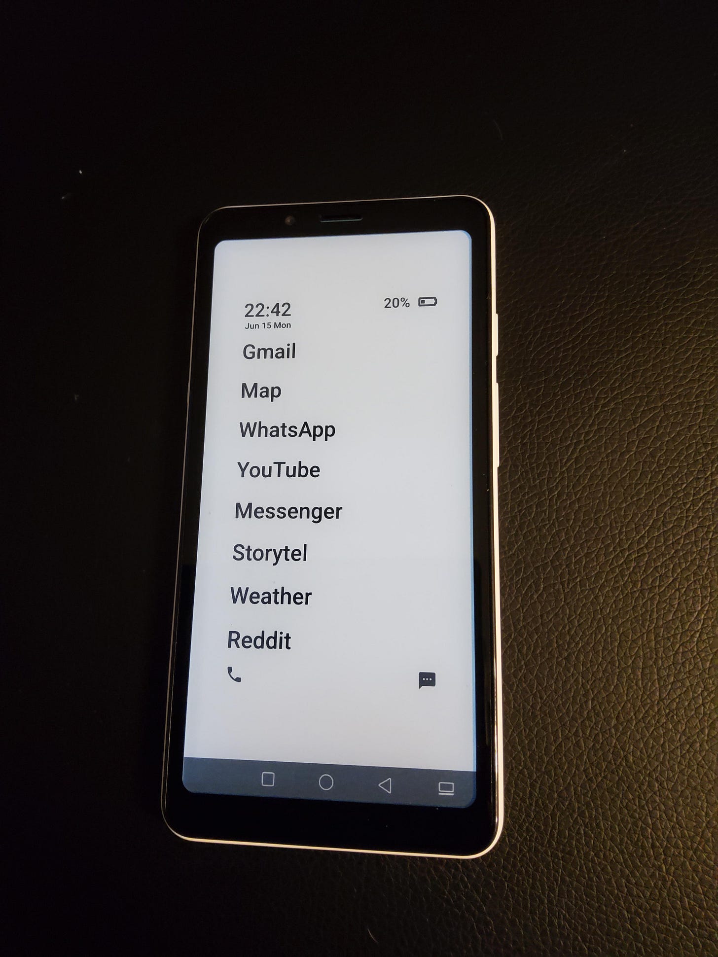 Here is aero launcher on Hisense a5 : r/eink