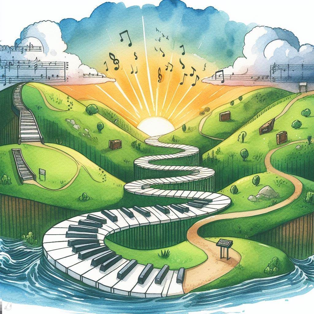 Piano learning path