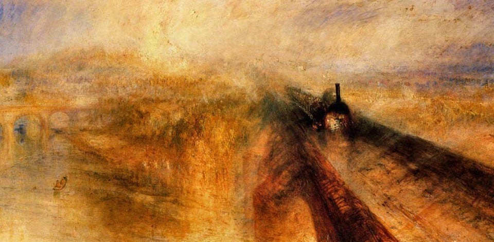Rain, Steam and Speed by JMW Turner - galleryIntell Rain, Steam and Speed by JMW Turner - galleryIntell