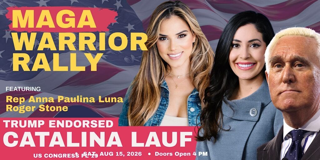 Catalina Lauf is a MAGA Warrior.