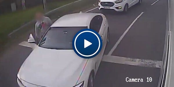 Video - CCTV of man shouting abuse at a coach driver
