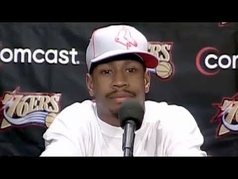 PRACTICE: The story behind Allen Iverson's press conference - YouTube