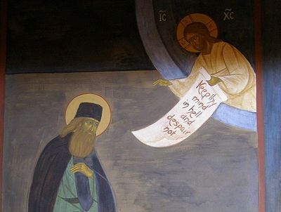 On the Word to St. Silouan, “Keep Thy Mind in Hell and Despair Not” /  OrthoChristian.Com