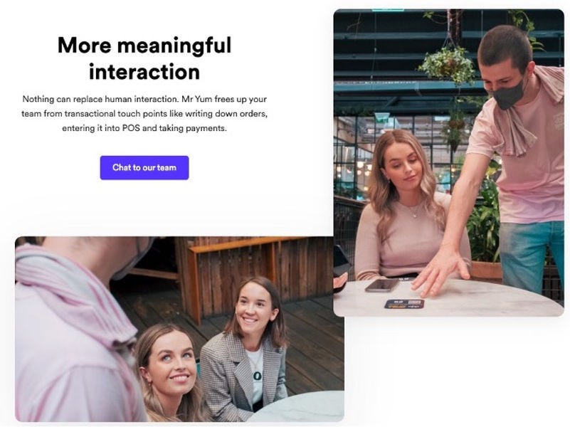 Enabling more human interaction in hospitality