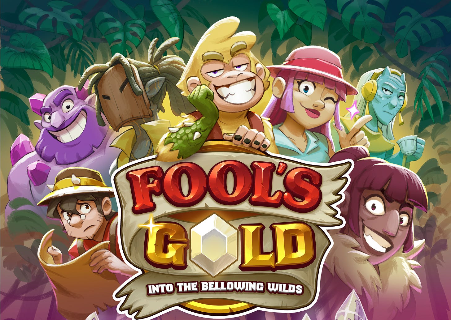 The cropped cover of Fool's Gold: Into the Bellowing Wilds, featuring the main cast. The cropped cover of Fool's Gold: Into the Bellowing Wilds, featuring the main cast.