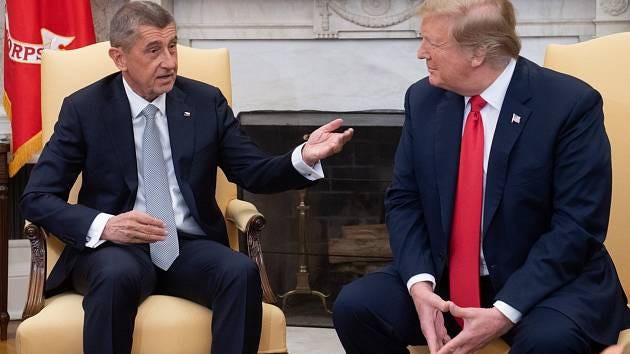 Babiš jednal s Trumpem v Bílém domě. Je to výborný společník, řekl -  Deník.cz