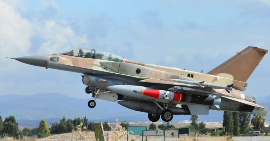 The ROCKS air-launched ballistic missile carried by an Israeli F-16I The ROCKS air-launched ballistic missile carried by an Israeli F-16I