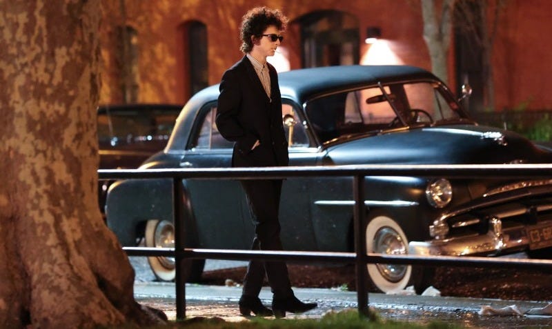 Timothée Chalamet as Bob Dylan