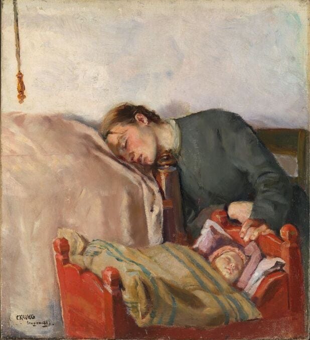 Mother and Child by Christian Krohg Mother and Child by Christian Krohg