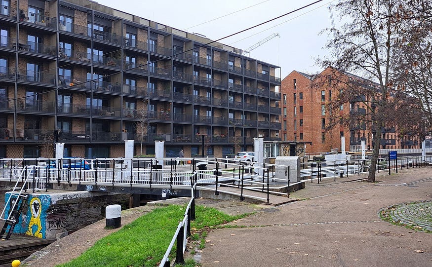 lock gates at old ford east london