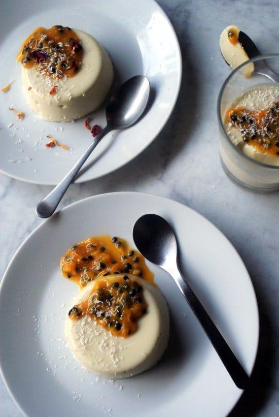 panna cottas