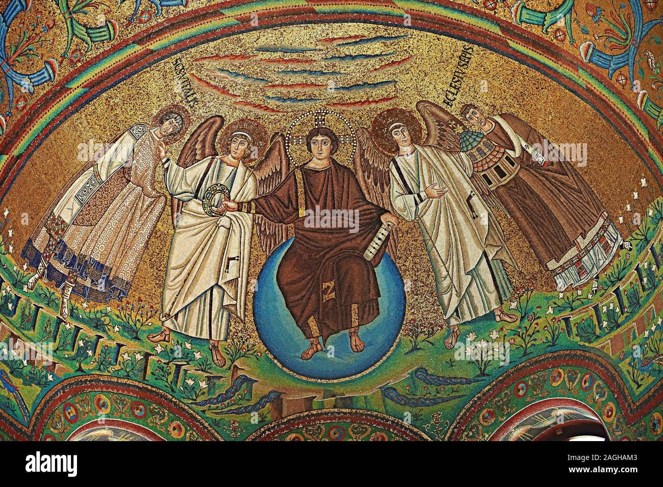 Byzantine Roman mosaics of the Basilica of San Vitale in Ravenna, Italy ... Byzantine Roman mosaics of the Basilica of San Vitale in Ravenna, Italy ...