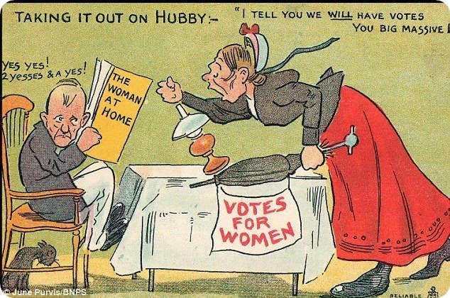 The archaic anti-suffrage slogans we hope to never see again | Blog | Findmypast.co.uk The archaic anti-suffrage slogans we hope to never see again | Blog | Findmypast.co.uk