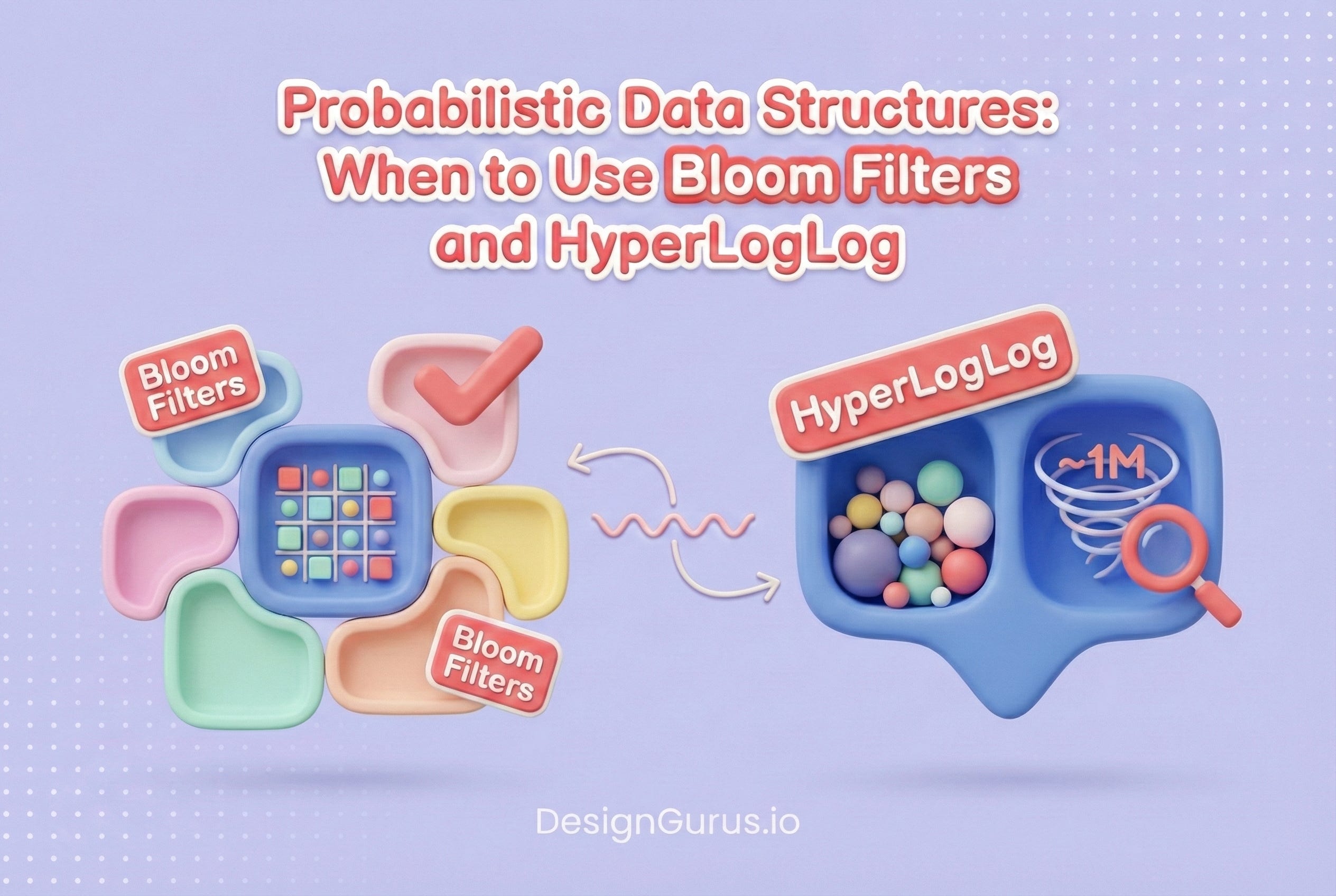 Probabilistic Data Structures: When to Use Bloom Filters and HyperLogLog