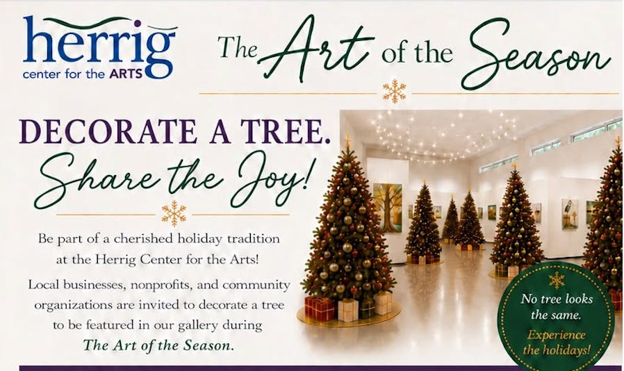 Herrig Center for the Arts Invites Community to Celebrate ‘The Art of the Season’